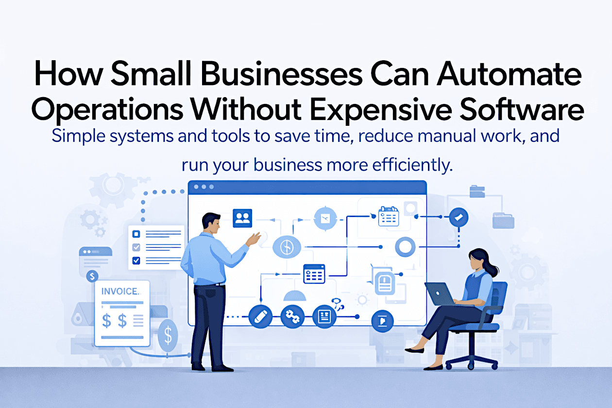 How Small Businesses Can Automate Operations Without Expensive Software